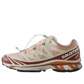 Salomon x Kith XT-6 Gore-Tex Κρεμ Ροζ Κόκκινο
