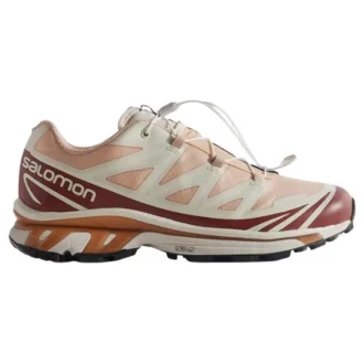 Salomon x Kith XT-6 Gore-Tex Κρεμ Ροζ Κόκκινο