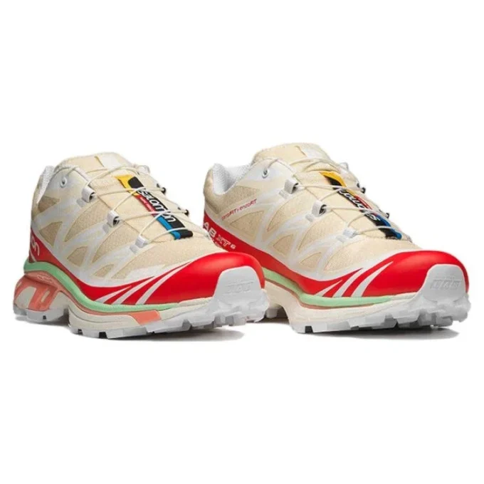 Salomon XT-6 “Shortbread Poppy Red Green Ash” Salomon XT-6 “Shortbread Poppy Red Green Ash”